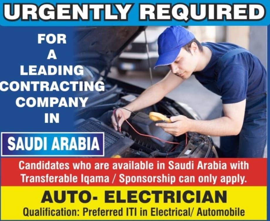 URGENTLY REQUIRED FOR LEADING CONTRACTING COMPANY SAUDI ARABIA — Jobs