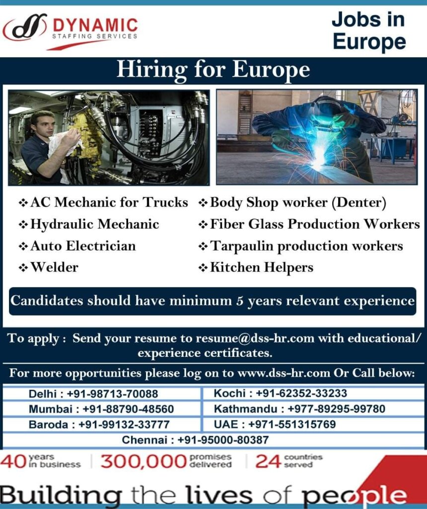 Jobs In Europe — Jobs In Europe