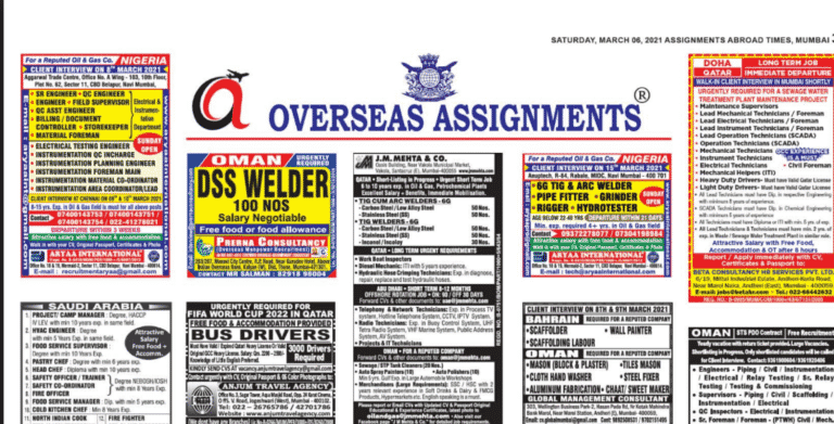 Assignment Abroad Times 07th July 2021