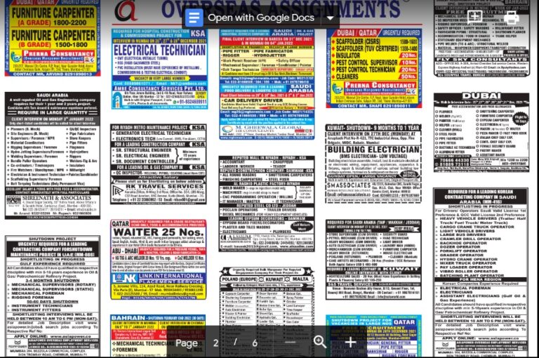 Assignment Abroad Times 27th April 2022