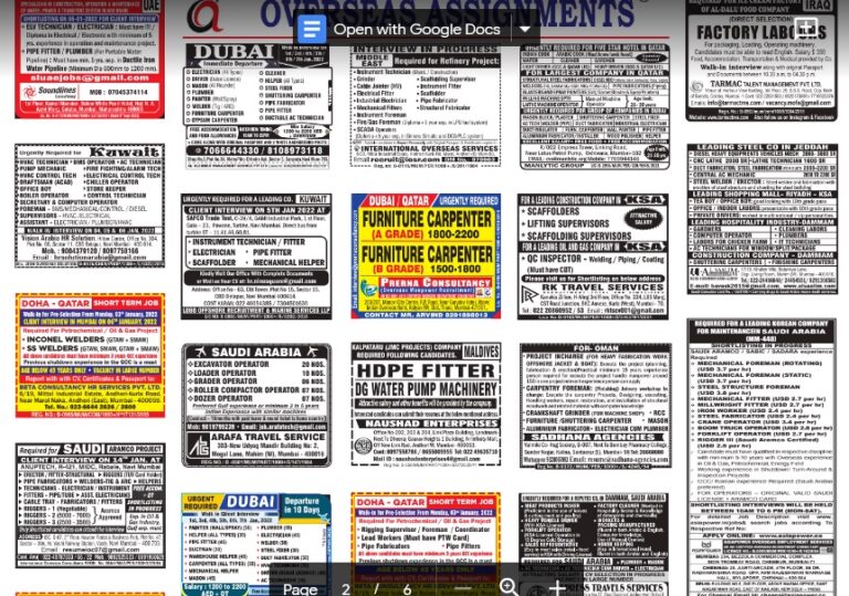 Assignment Abroad Times 06th April 2022