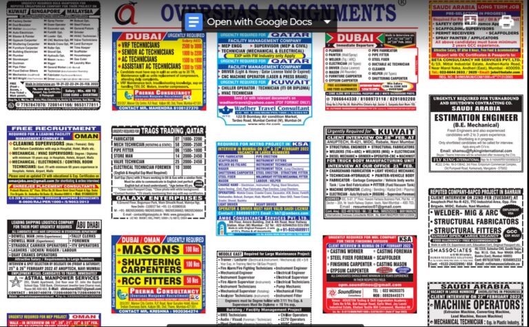 Assignment Abroad Times 19th February 2022