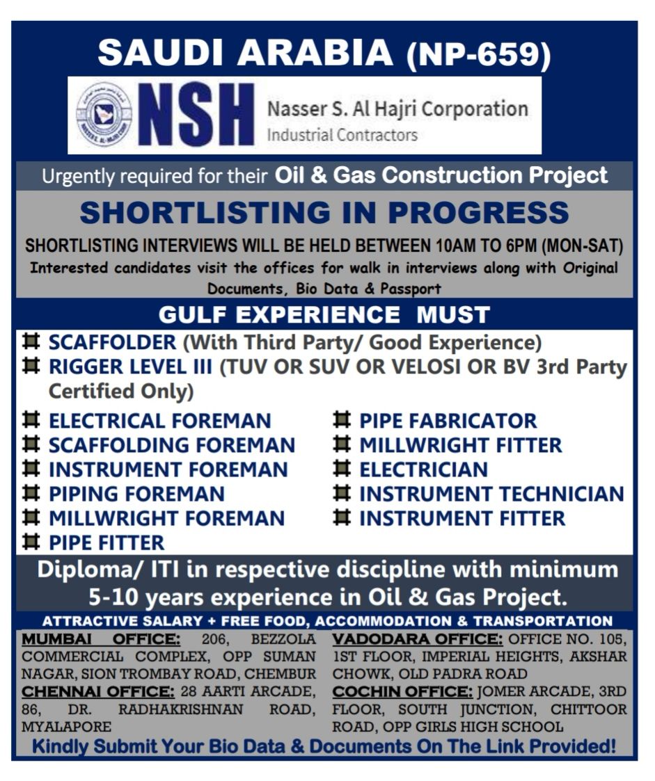 Required for Saudi Arabia