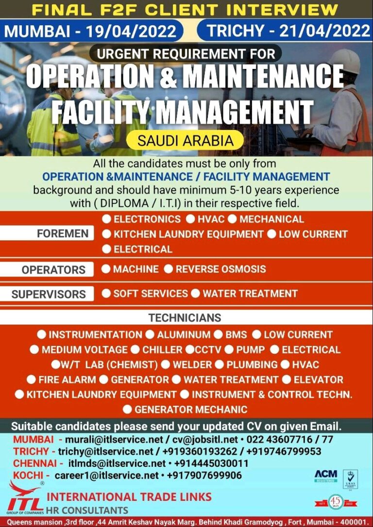 Jobs in Saudi Arabia