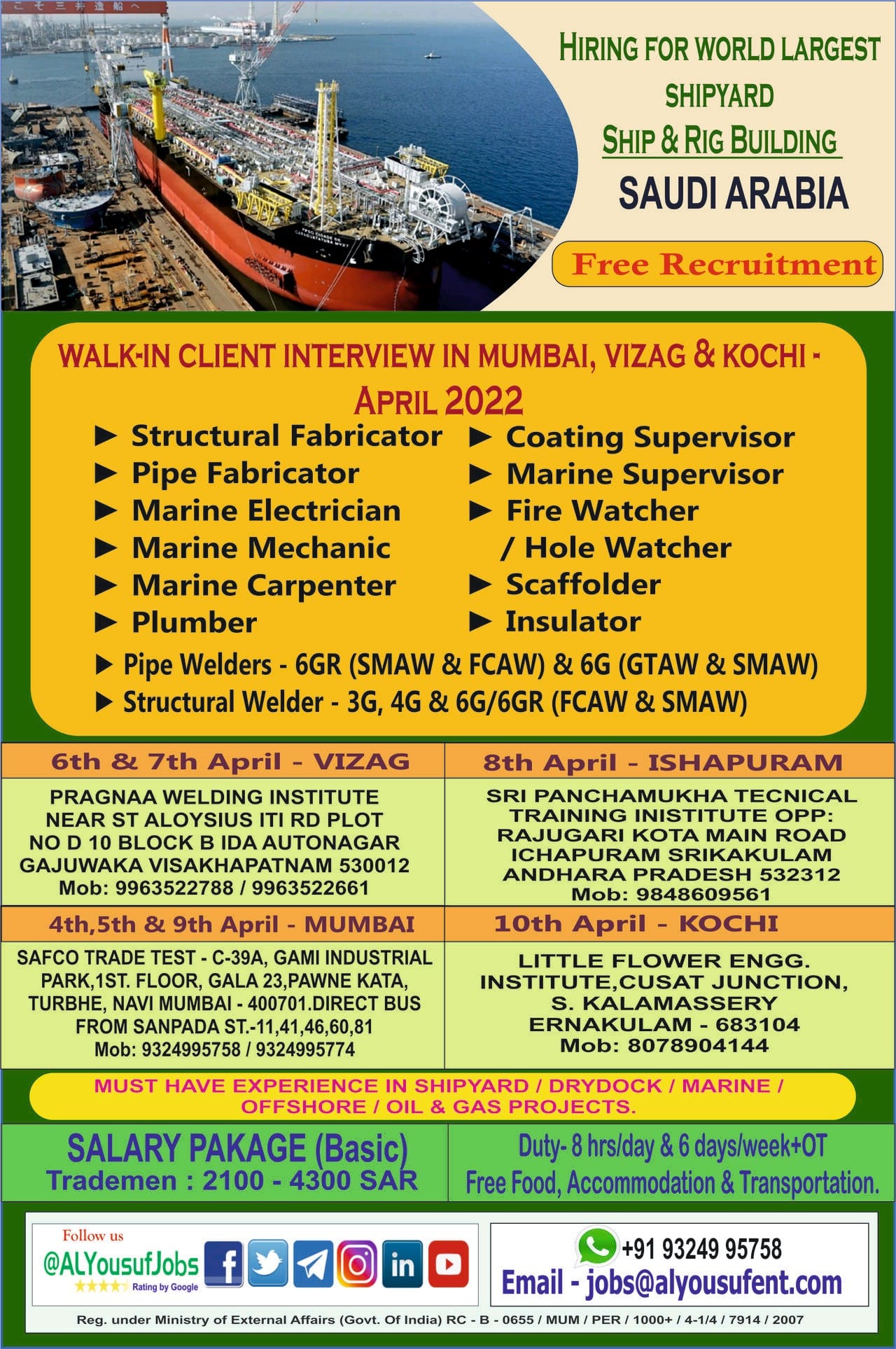 Jobs in Saudi Arabia