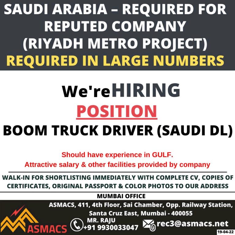 Jobs in Saudi Arabia