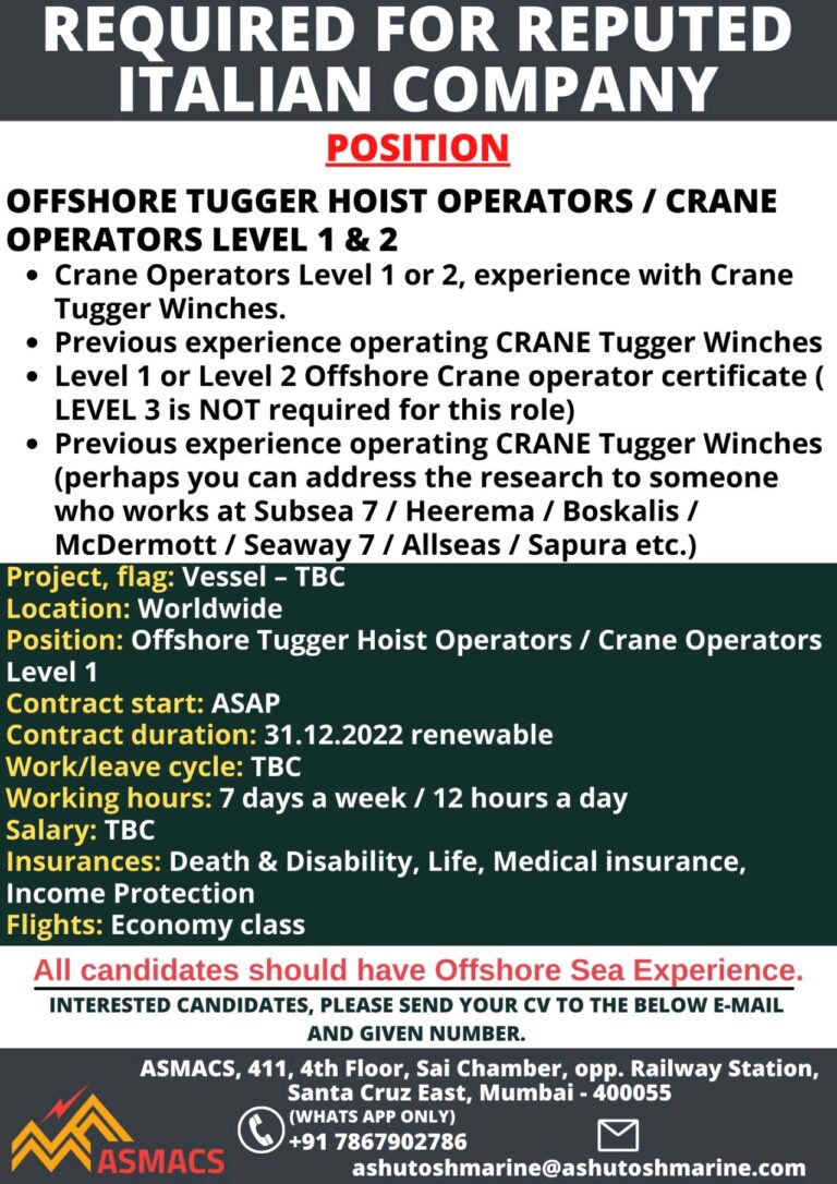 Required for Italian Company