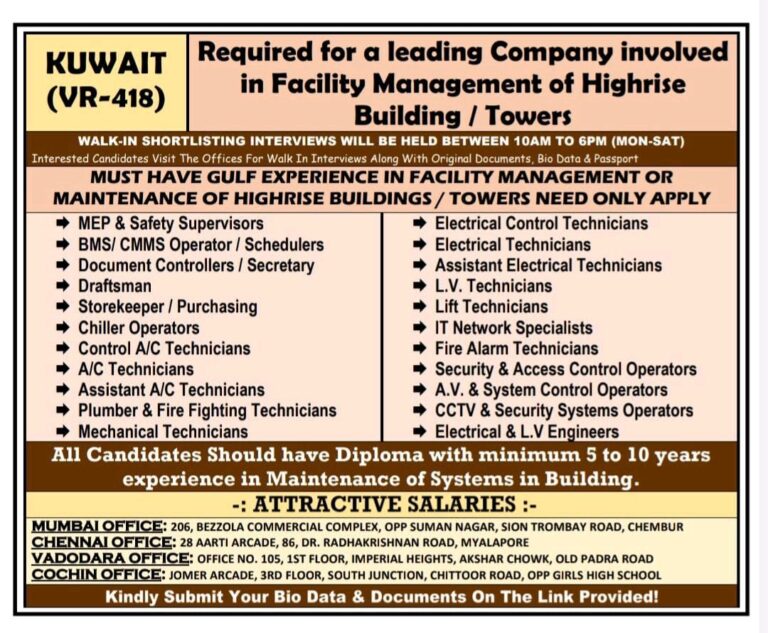 Required for Kuwait