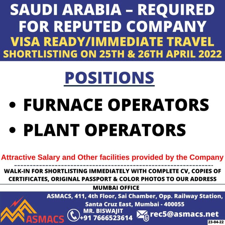 Jobs in Saudi Arabia