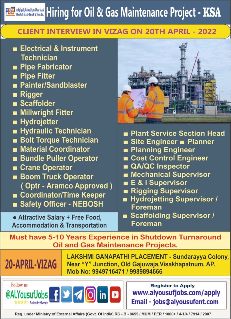 Jobs in Saudi Arabia