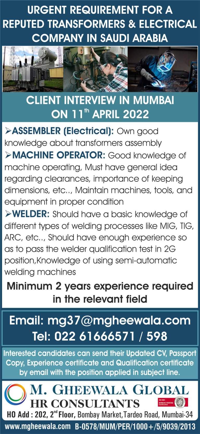 Jobs in Saudi Arabia