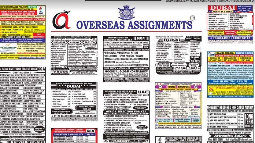 assignment abroad times 11th may 2022