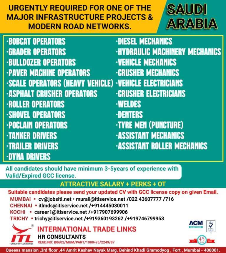 Jobs in Saudi Arabia