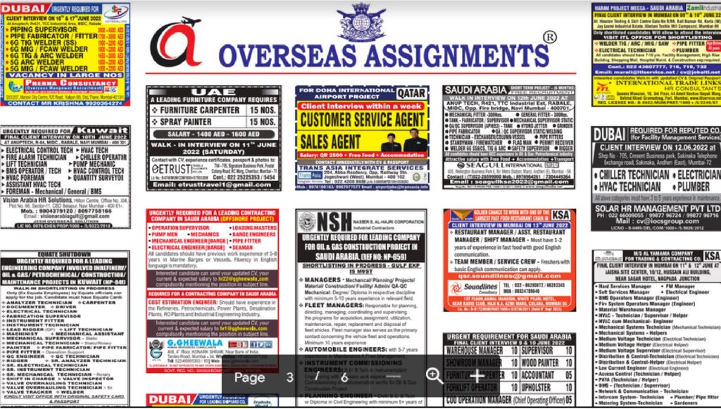 assignment abroad times 08th June 2022