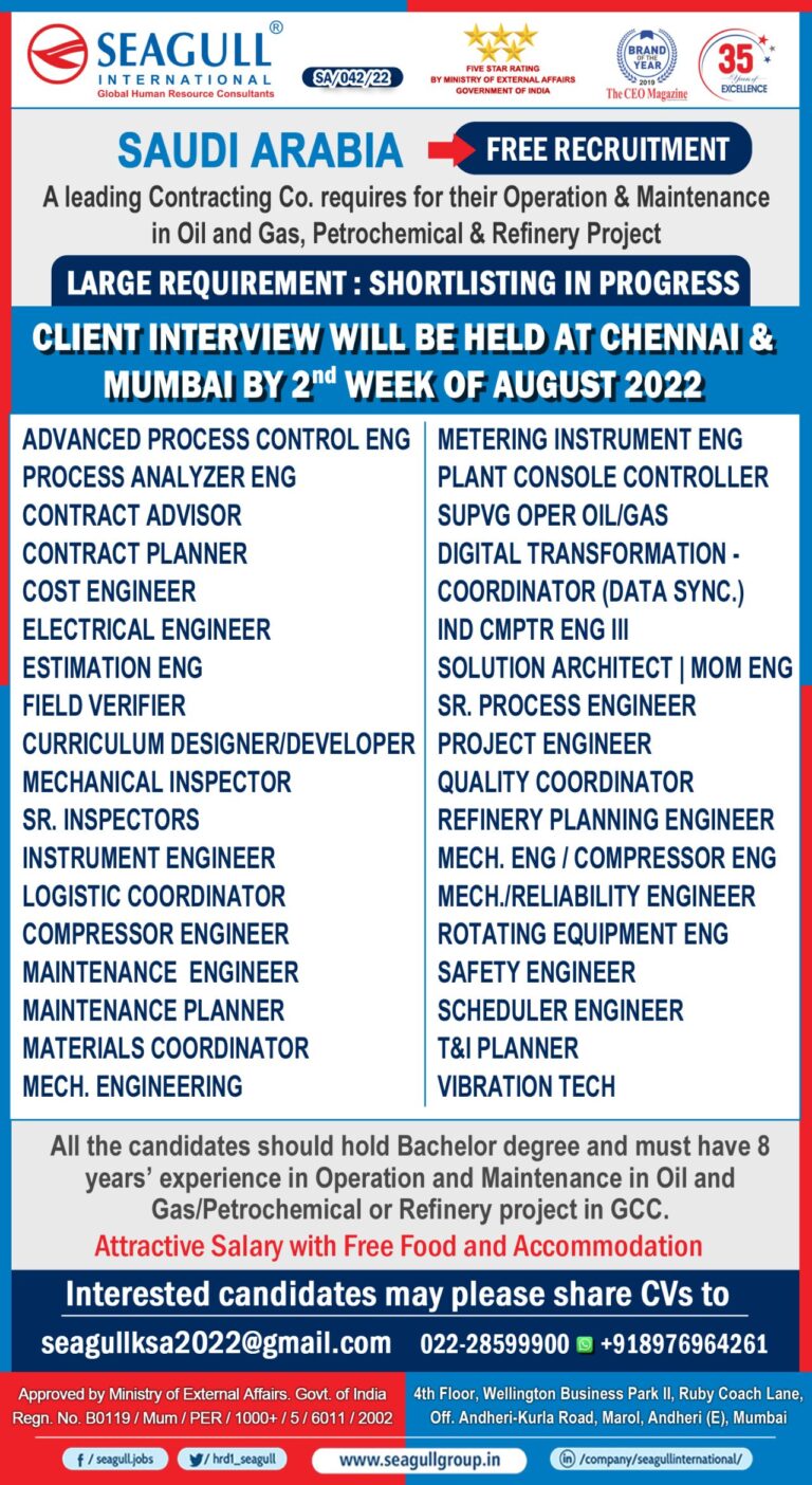 Jobs in Saudi Arabia