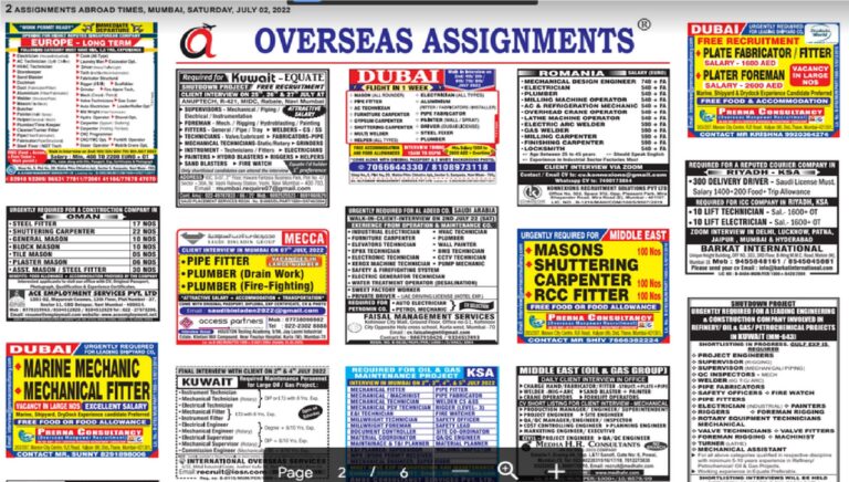 assignment abroad times 02nd July 2022