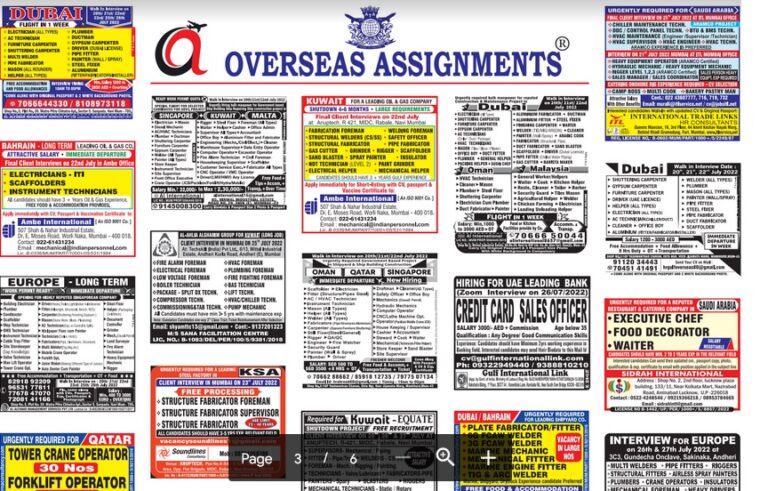 assignment abroad times 23rd July 2022