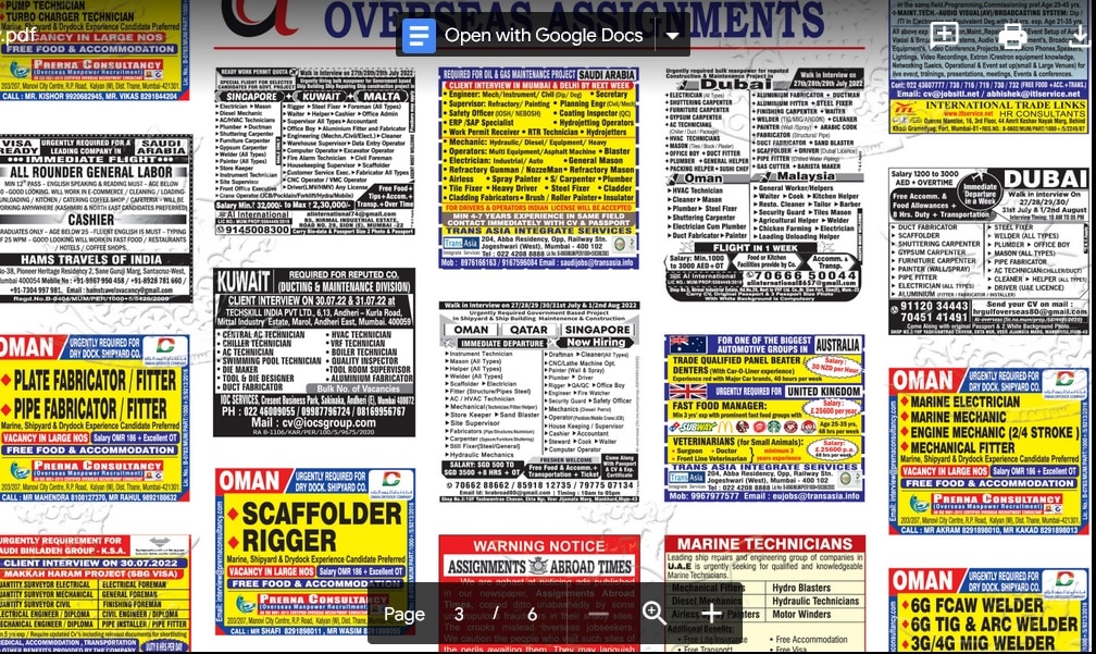 Assignment Abroad Times 27th July 2022