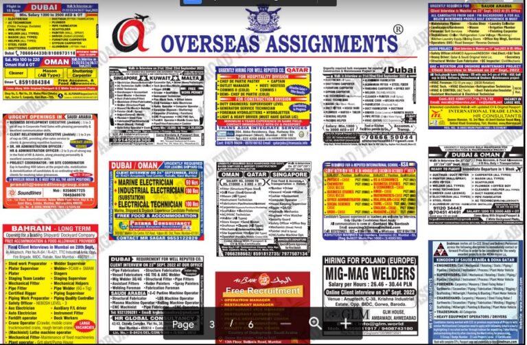 assignment abroad times 21st Sept 2022