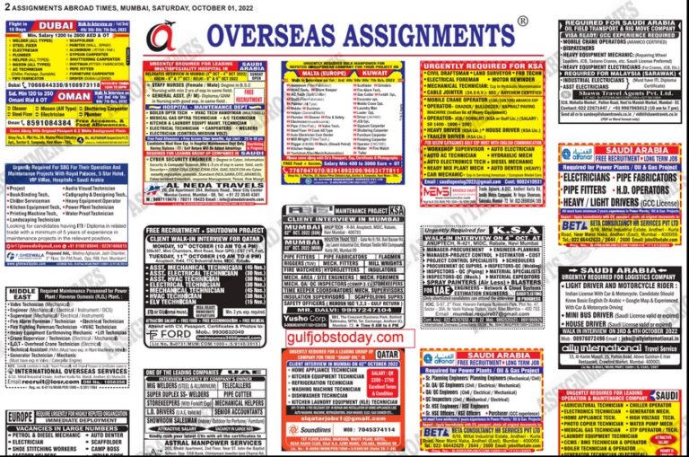 assignment abroad times 01st October 2022