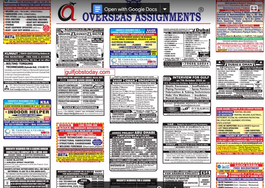 assignment abroad times 05th october 2022