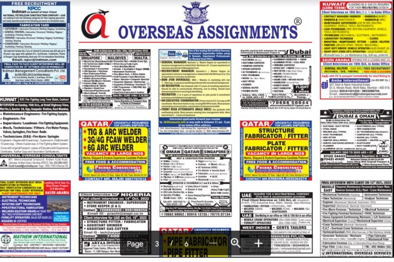 assignment abroad times 12th october 2022