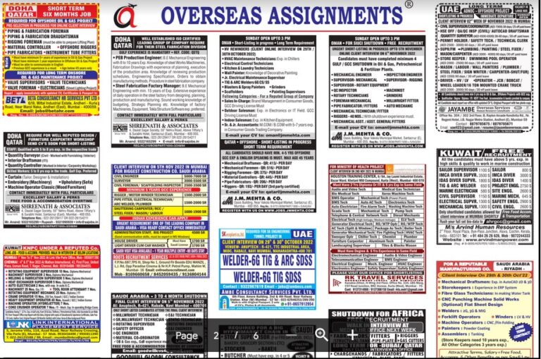 assignment abroad times 29th october 2022