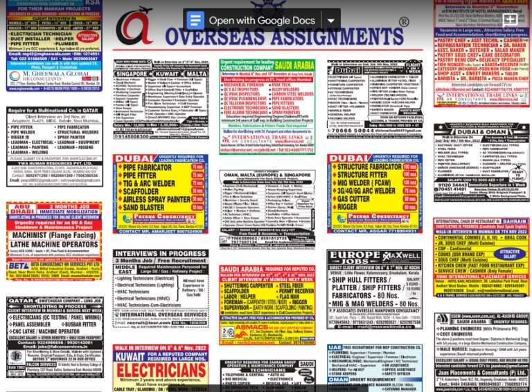 assignment abroad times 02nd november 2022