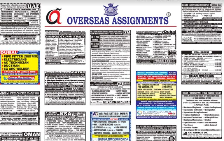 assignment abroad times pdf 23rd November 2022