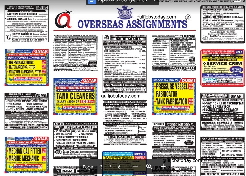 assignment abroad times 04th January 2022