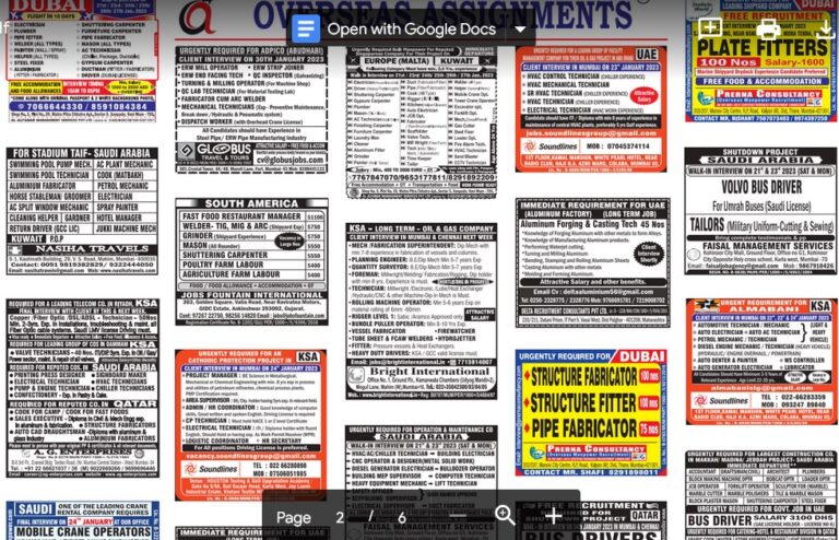 assignment abroad times 21st January 2023