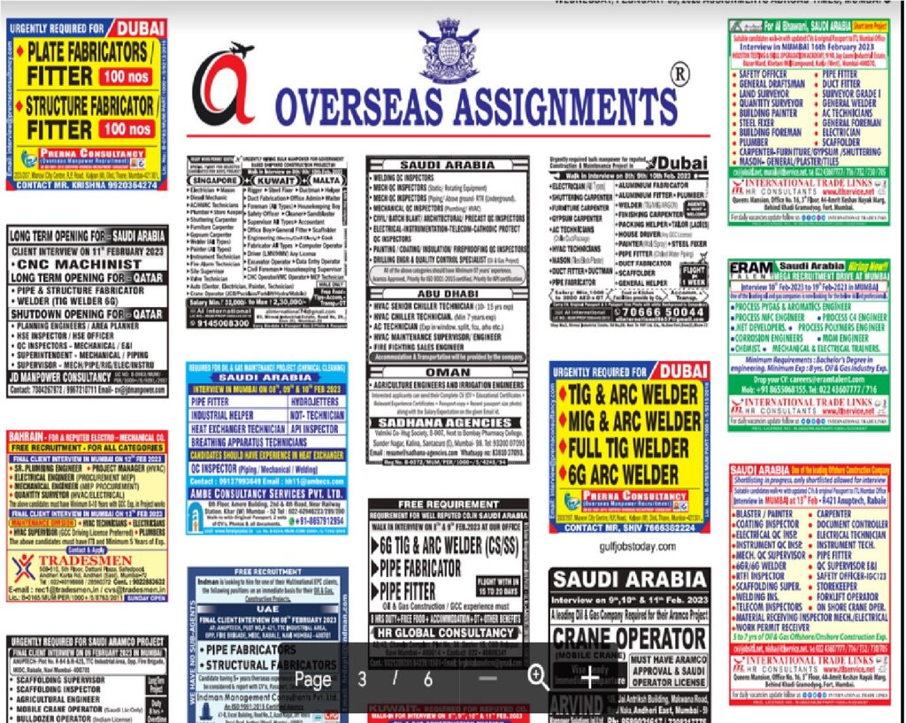 assignment abroad times 08th February 2023