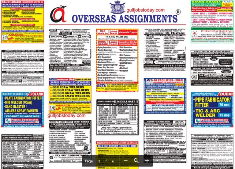 assignment abroad times 08th March 2023