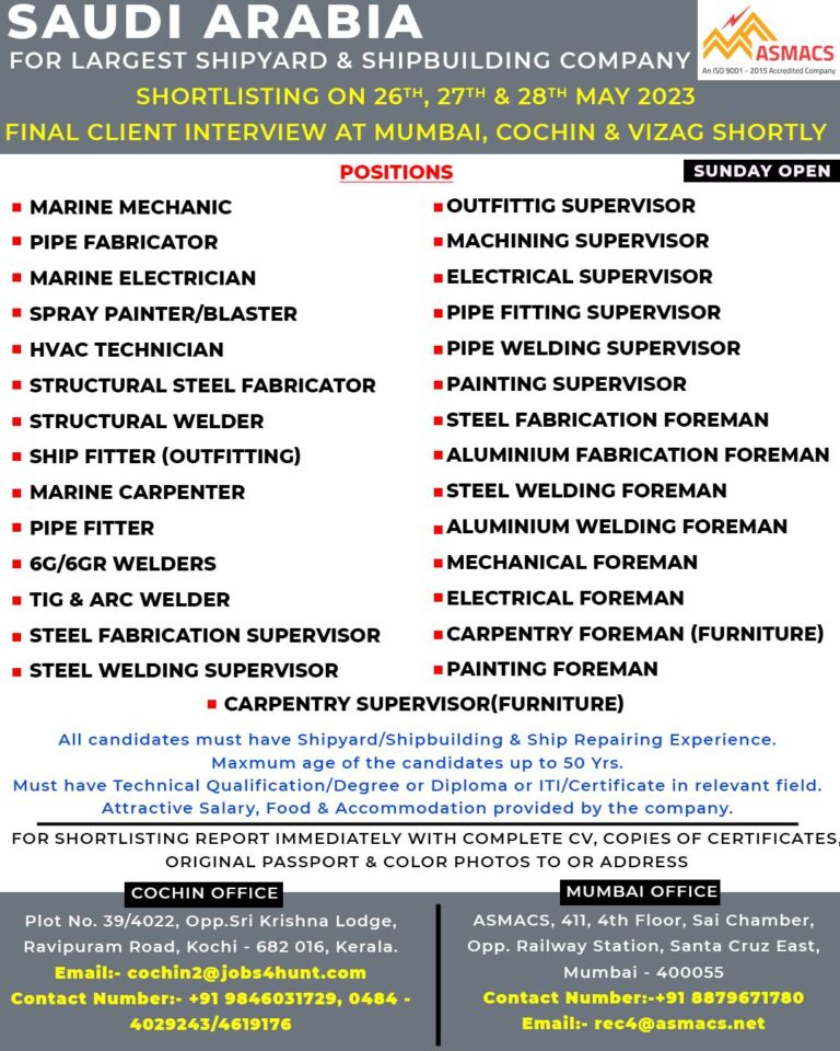 Jobs in Saudi Arabia