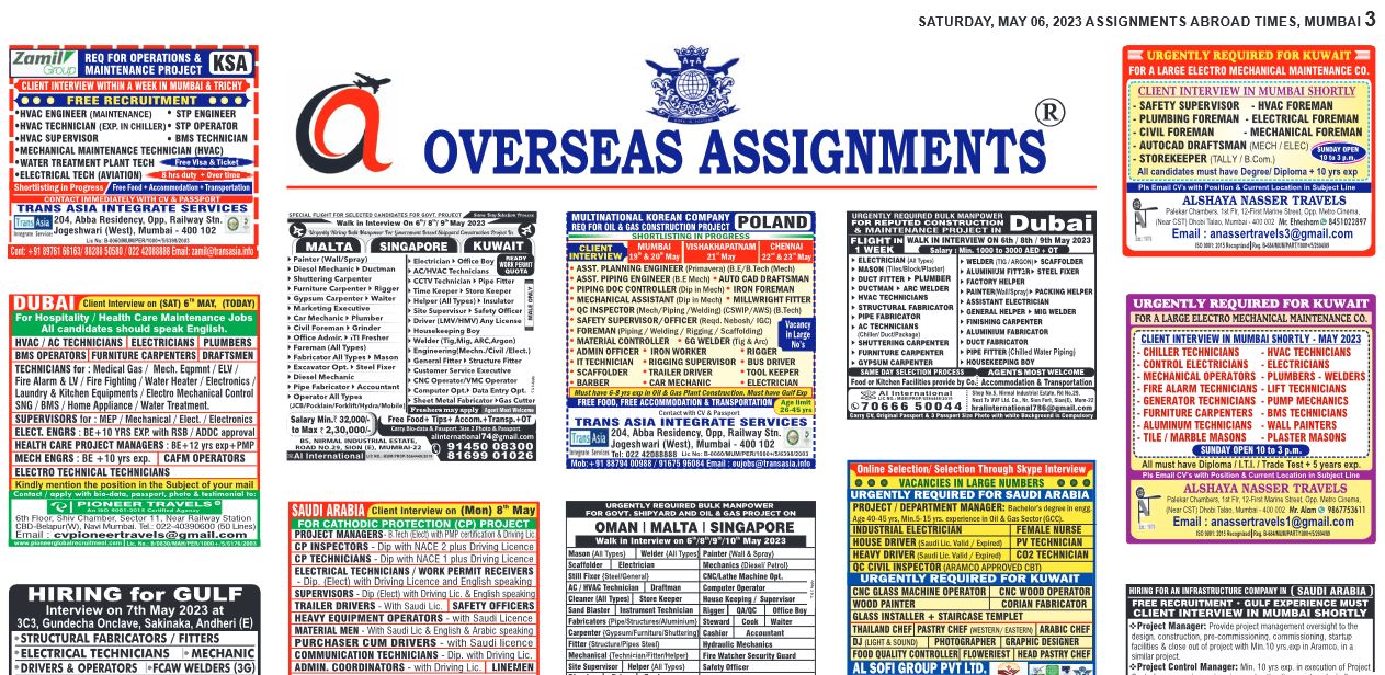assignment abroad times 06 may 2023