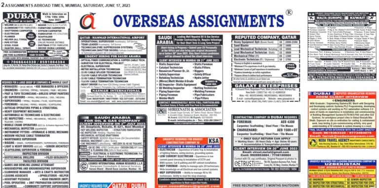 assignment abroad times 05tht July 2023