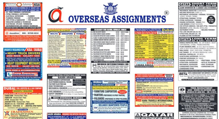 assignment abroad times 09th August 2023