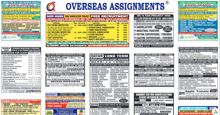 assignment abroad times 07th October 2023