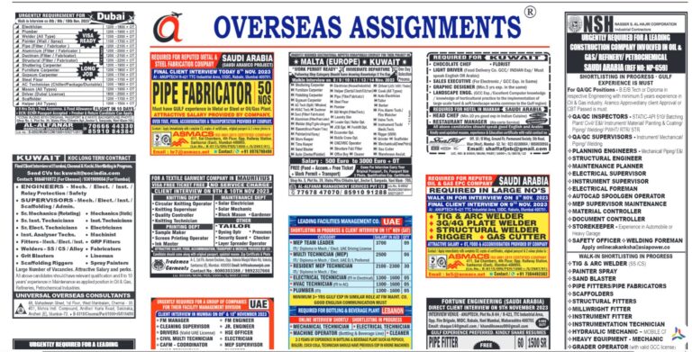 assignment abroad times 08th November 2023