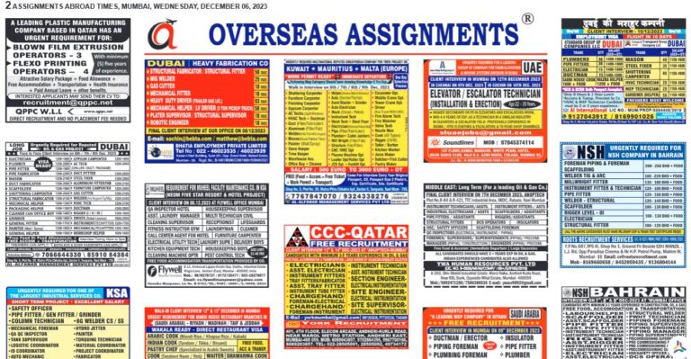 assignment abroad times 06th December 2023