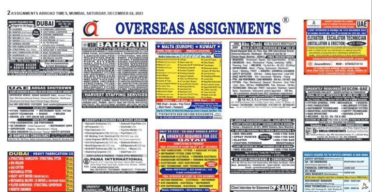 assignment abroad times 02nd december 2023