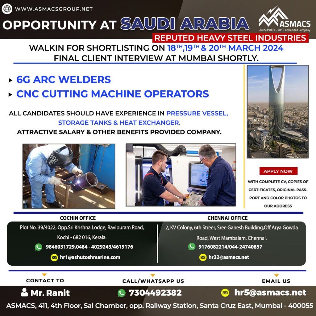 Jobs at Saudi Arabia — Jobs in Saudi Arabia