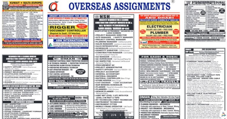 assignment abroad times 20th March 2024 download
