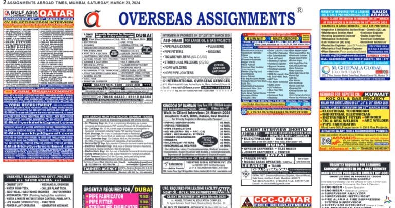 assignment abroad times 23rd March 2024 download