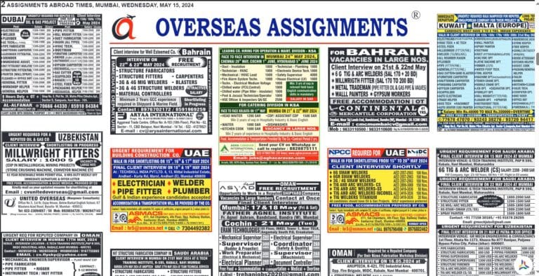 assignment abroad times 15th May 2024 download