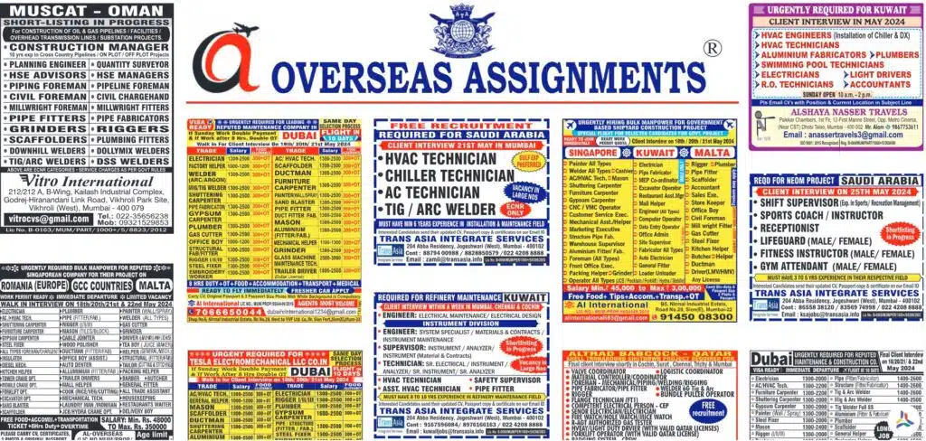 assignment abroad times 18th May 2024 download