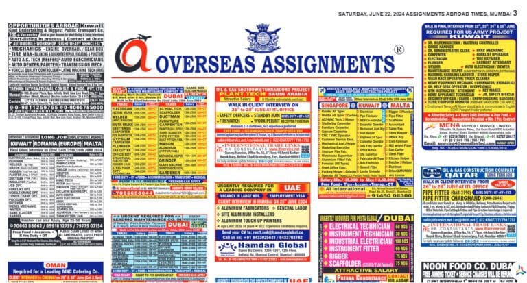 assignment abroad times 22nd June 2024