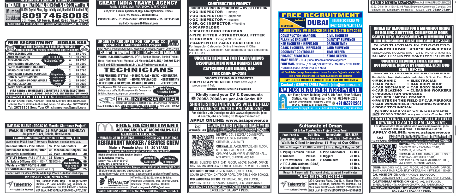 assignment abroad times 19th July 2025