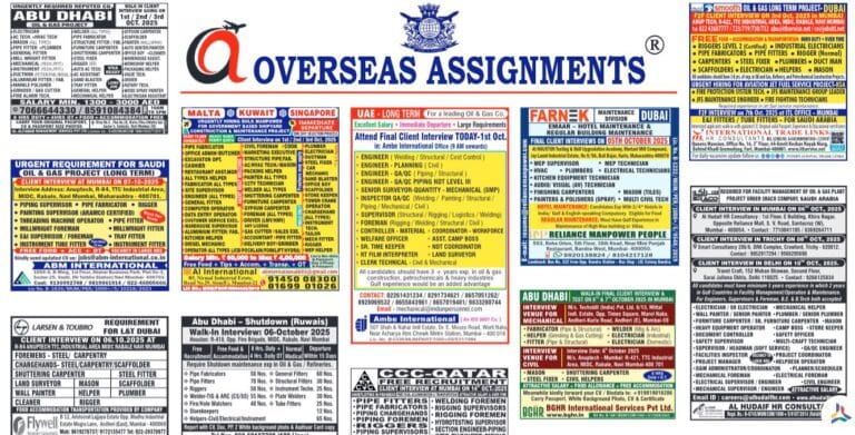 assignment abroad times 03rd December 2025